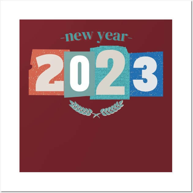 2023 - New Year Wall Art by Moshi Moshi Designs